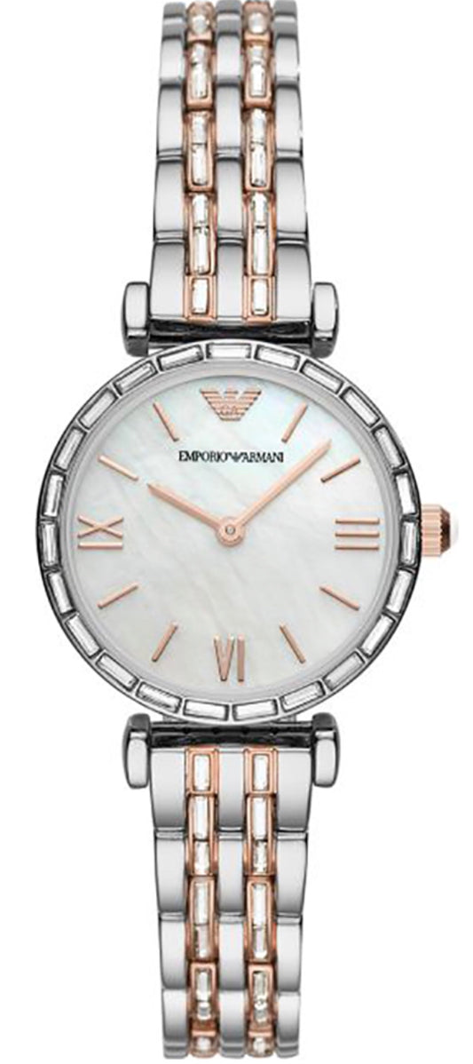 Emporio Armani AR11290 Ladies Silver and Mother of Pearl Watch