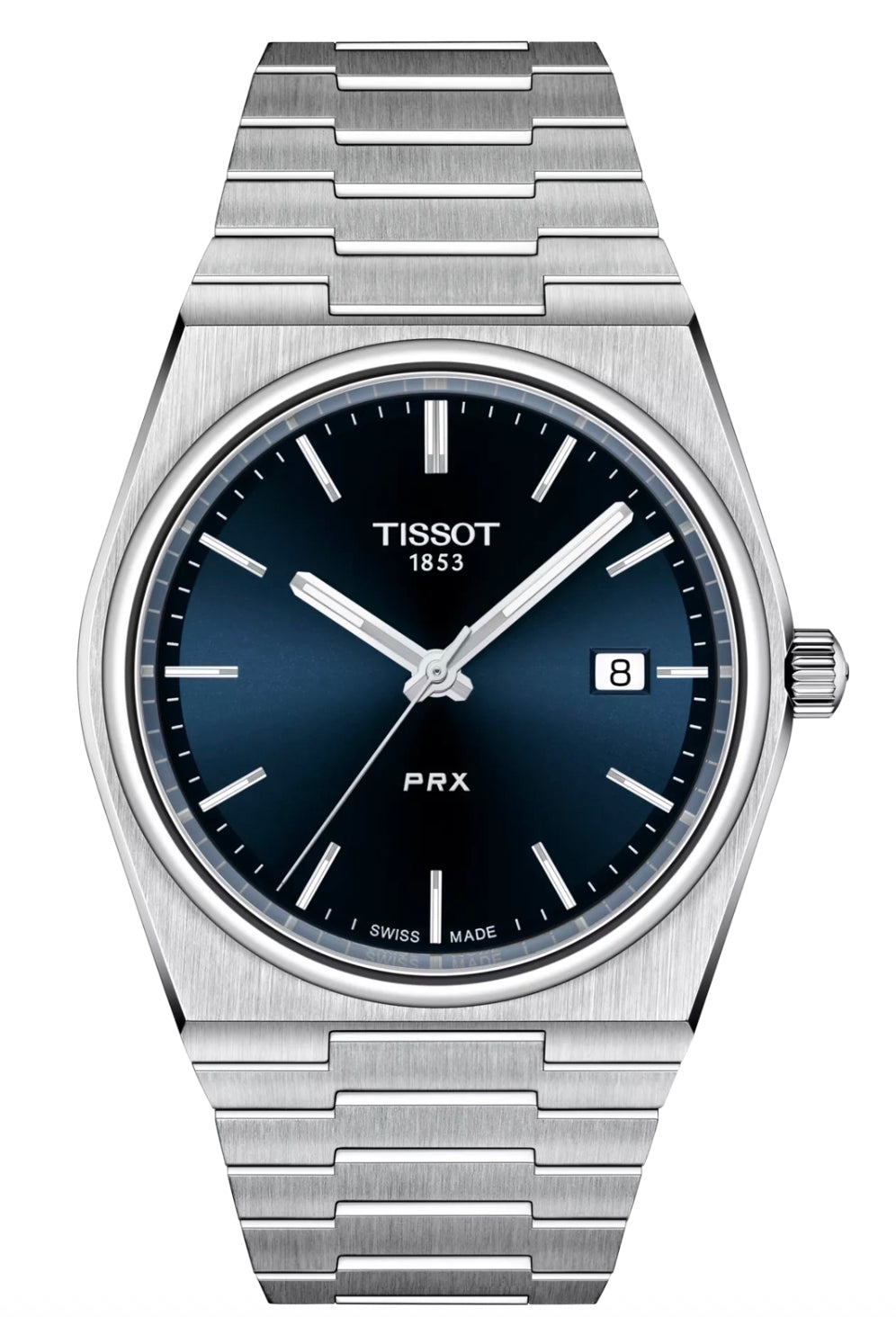 Tissot PRX 40mm Men's Blue Dial Stainless Steel Quartz Watch T137.410.11.041.00