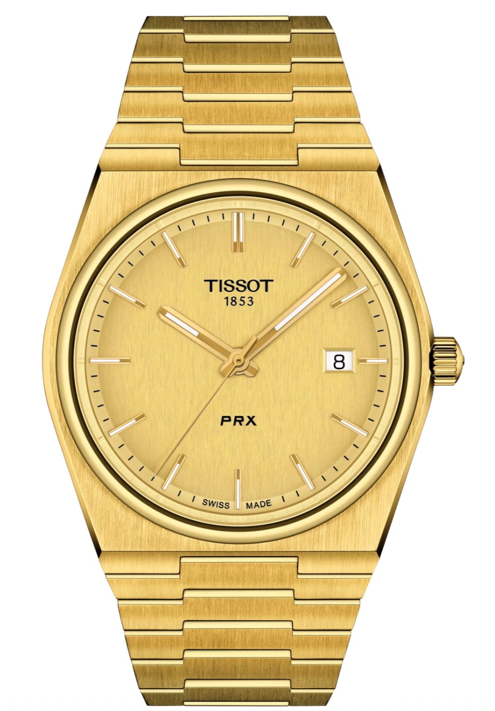 Tissot PRX 40mm Men's Gold Tone Watch T137.410.33.021.00